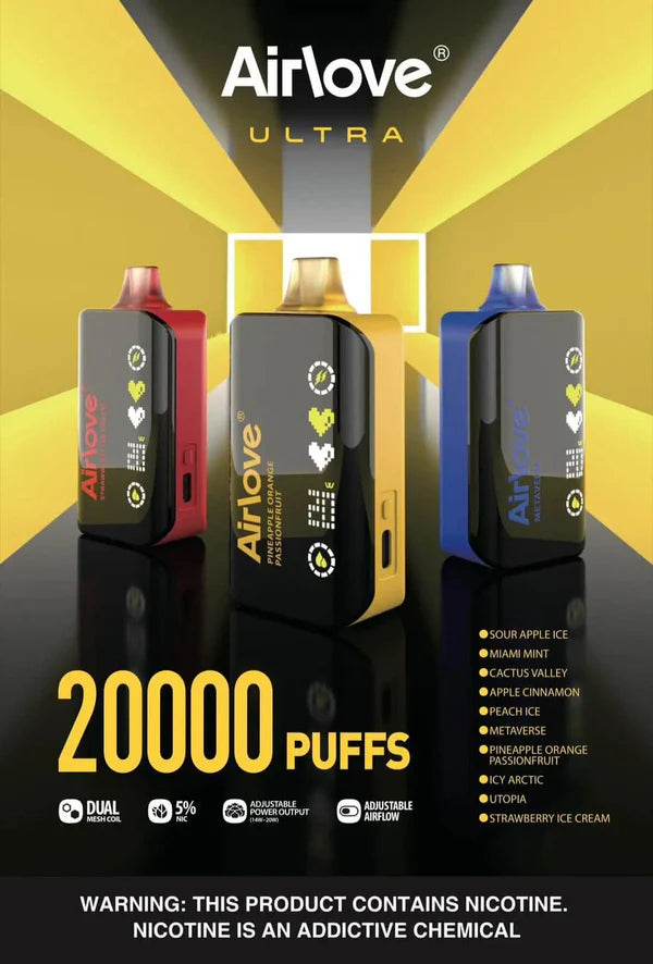 Airlove ULTRA 20000 PUFFS 5% Nicotine