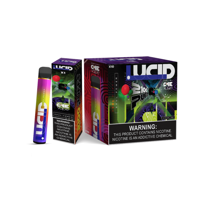 LUCID VAPES 2100 PUFFS 5% Nicotine