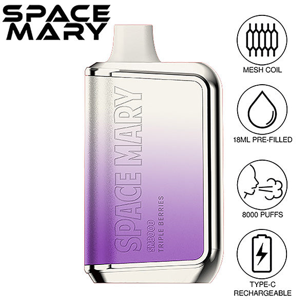 SPACE MARY 8000 PUFFS 5% Nicotine