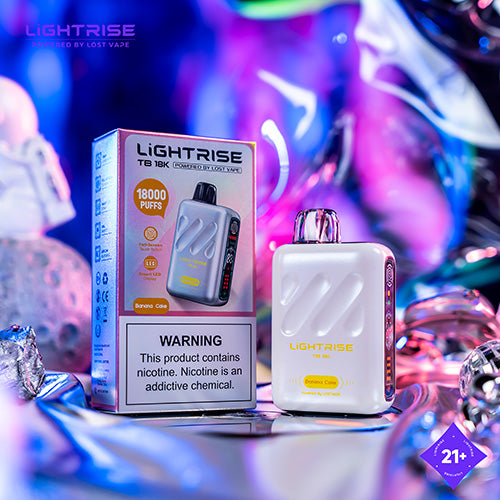 Lightrise TB 18k Puffs Disposable Powered by Lost Vape 5% Nicotine