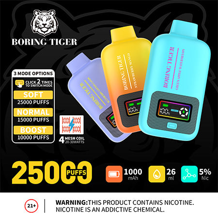 BORING-TIGER-25000-PUFFS-5%-Nicotine-southeastvape